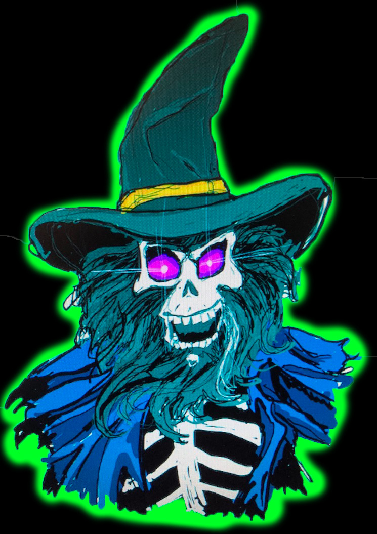 Darzoth Studios witch skull character